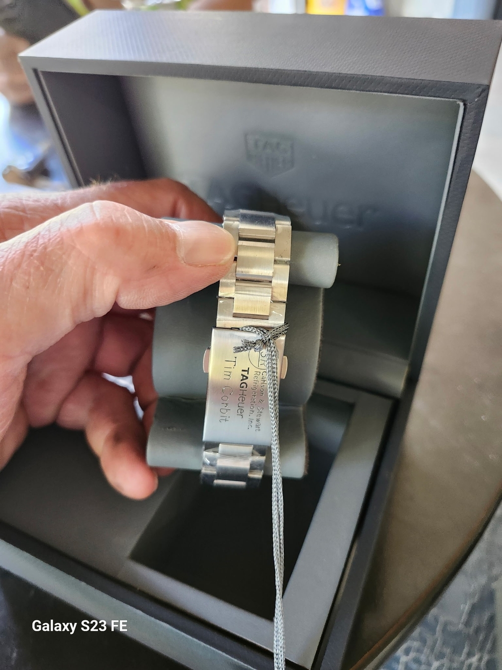 TAG Heuer Men's Stainless Steel Bracelet - Silver